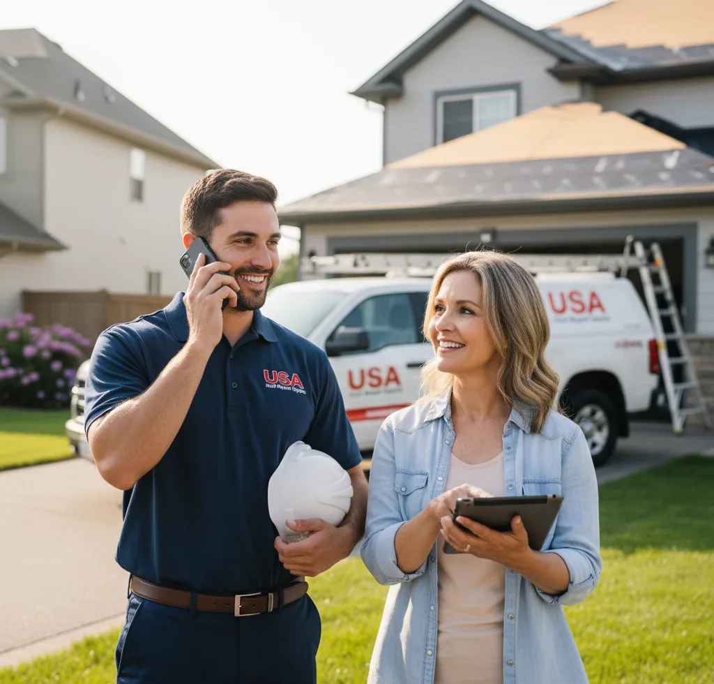 USA Roof Repair Experts customer support in Midlothian